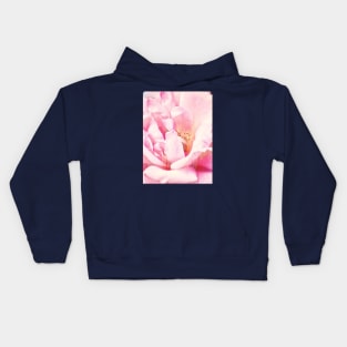 Pink Rose Glitch Kids Hoodie